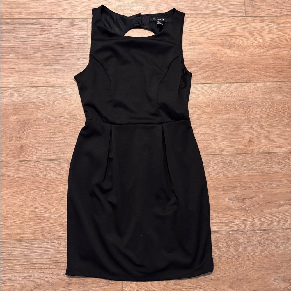Forever 21 Black Backless Dress